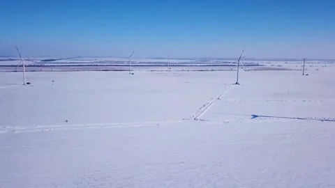 Wind power station Stock Footage 86626836