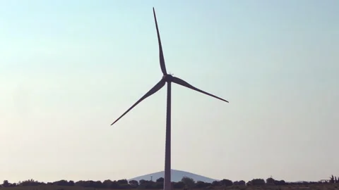 Wind power station Stock Footage 257555556