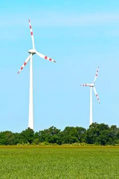 Wind power station Foto stock