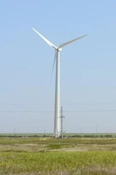 Wind power station Stock Photos
