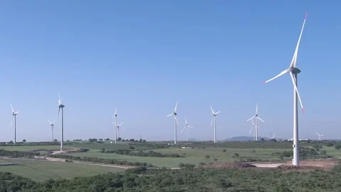 Wind power stations Vidéo 257885985