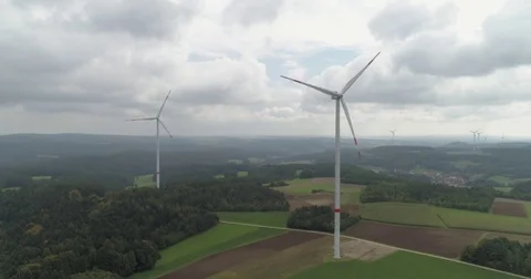 Wind Power Technology Stock Footage 80417439