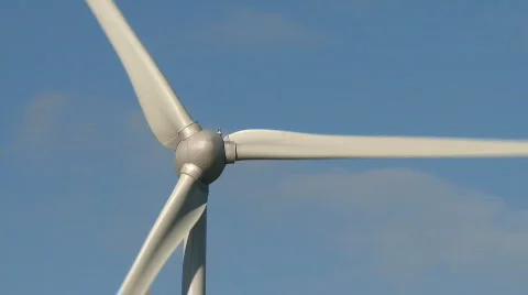 Wind Power Turbine Stock Footage