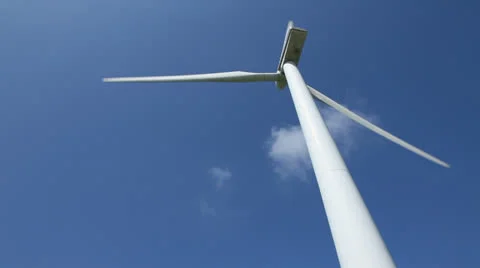Wind power turbine Stock Footage 25822820