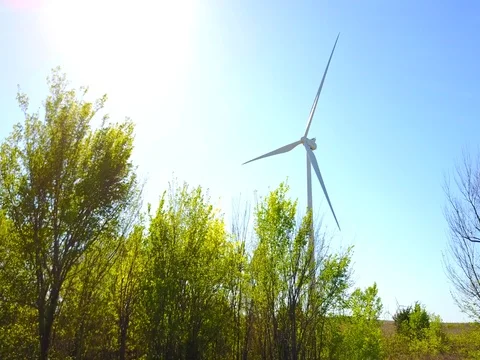 Wind Power Turbines Video stock 75167412