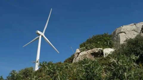 Wind power, Wind turbines, Spain Stock Footage 234378705