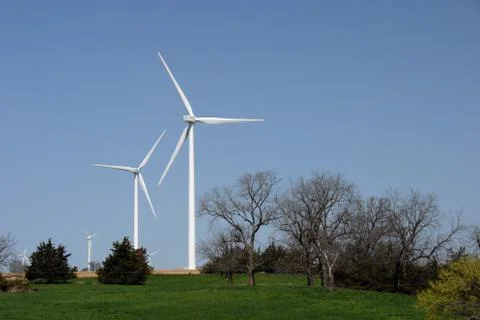 Wind powered generator Stock Photos