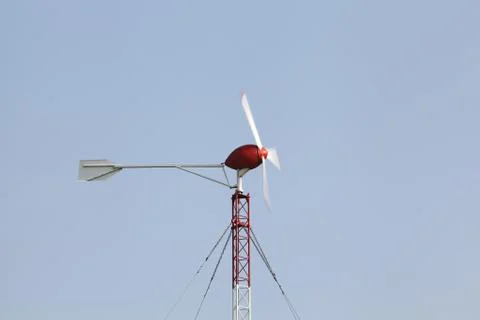 Wind-powered generator Stock Photos
