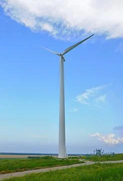 Wind-powered generator Stock Photos