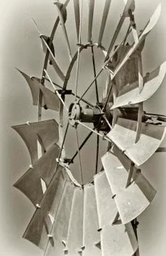Wind pump Stock Photos