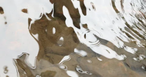 Wind Ripples in Pond water Stockbeeldmateriaal 335357981