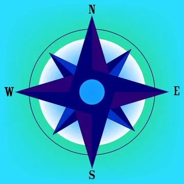 Wind rose 2 wind rose, vector art illustration Copyright: xZoonar.com/Lasc... Stock Photos