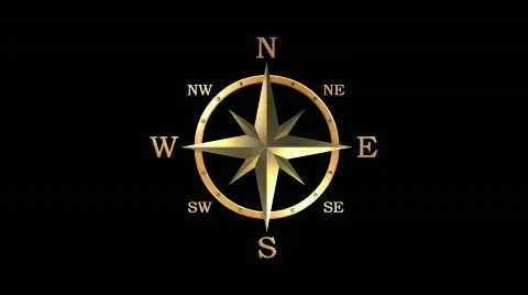 Wind rose compass Stock Footage 149076