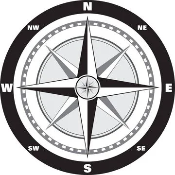 Wind rose compass Modern wind rose compass for your map Copyright: xZoonar... Stock Photos