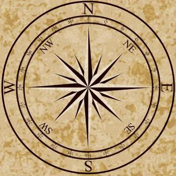 Wind rose. Stock Illustration