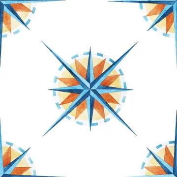 Wind rose pattern Stockillustratie