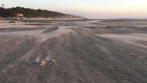 Wind on the sand Stock Footage 202186729