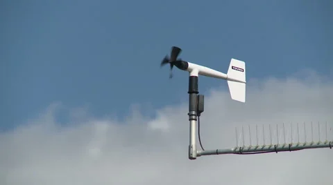Wind Sensor Instrument.  Stock Footage 54713276
