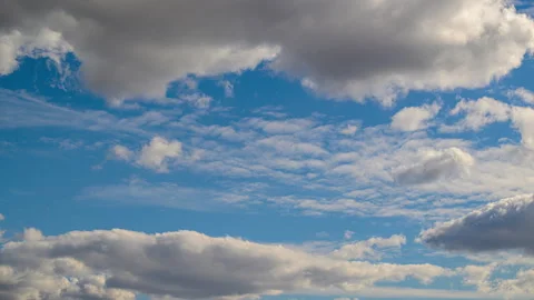 Wind Shear Clouds Timelapse Stock Footage 269019663
