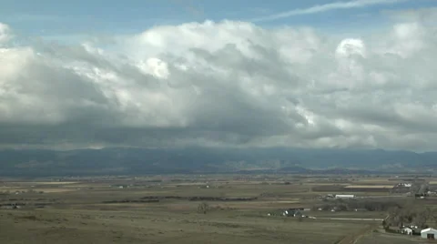 Wind Sheared Clouds Stock Footage 54747748