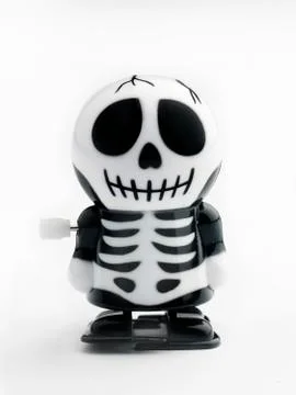 Wind up skeleton Stock Photos