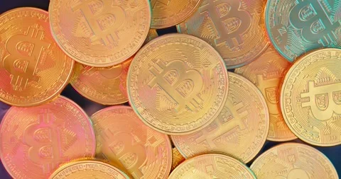 Wind Smoke Bitcoin Coins 動画素材 273490962