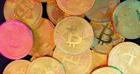 Wind Smoke Bitcoin Coins 動画素材 273491173