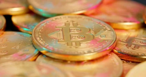 Wind Smoke Bitcoin Coins 動画素材 273491944