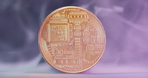 Wind Smoke Bitcoin Coins 動画素材 273493814