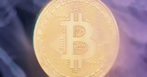 Wind Smoke Bitcoin Coins 動画素材 273493816