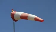 Wind Sock Blows In Wind Stock Footage