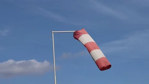 Wind Sock Cone Stock Footage 171021716