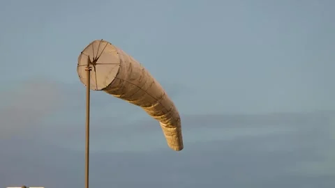 Wind Sock Movement in Melbourne Stock Footage 298137169