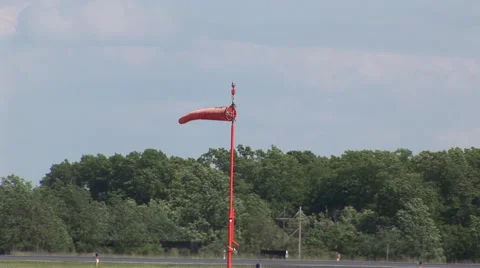 Wind sock at a small airport Video stock 41245286