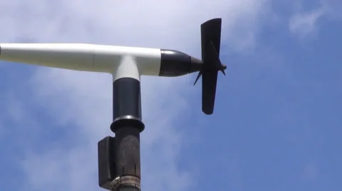 Wind speed meter Stock Footage 29150031
