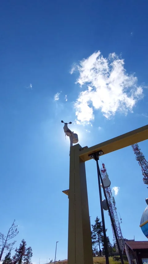 Wind Speed Meter Short Video Video stock 250089745