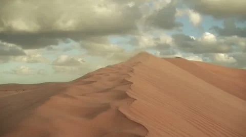 Wind storm in the desert unedited.mp4 Stock Footage 10682631