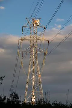 Wind Storm Repairs Foto stock
