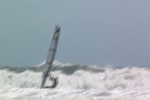 Wind surfer Stock Footage 5219787
