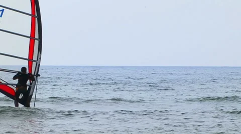 Wind Surfers Stockbeeldmateriaal 7737716