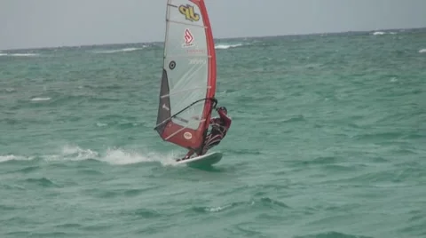 Wind surfing Stock-Footage 7140298