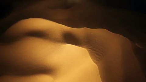 Wind Swirling on Sand Dune Stock Footage 925744