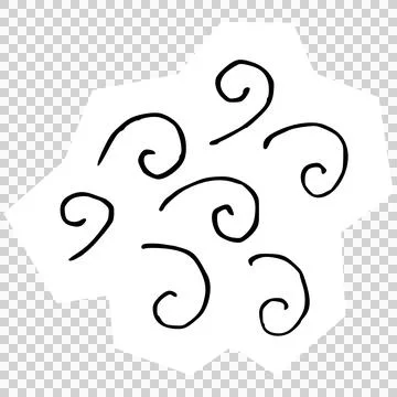 Wind swirls イラスト素材