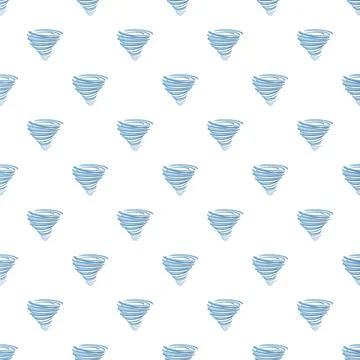 Wind tornado cyclone vortex seamless pattern Stock Illustration