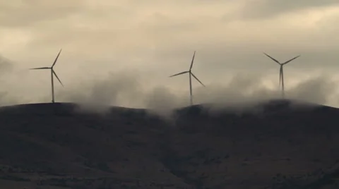 Wind Tribunes &amp; clouds Stock Footage 52139735