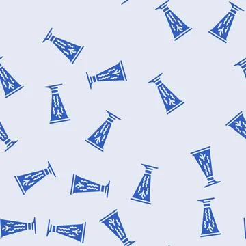 Wind tunnel aeronautical engineer glyph seamless pattern Stock Illustration