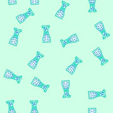 Wind tunnel aeronautical engineer vector seamless pattern 스톡 일러스트