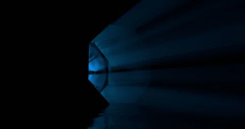 Wind Tunnel, loopable 3D animation after camera stops Stock Footage 105529705