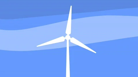Wind Turbine 1920x1080 Stock Footage 540475