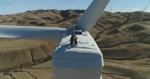 Wind turbine 2 Stock Footage 126751985
